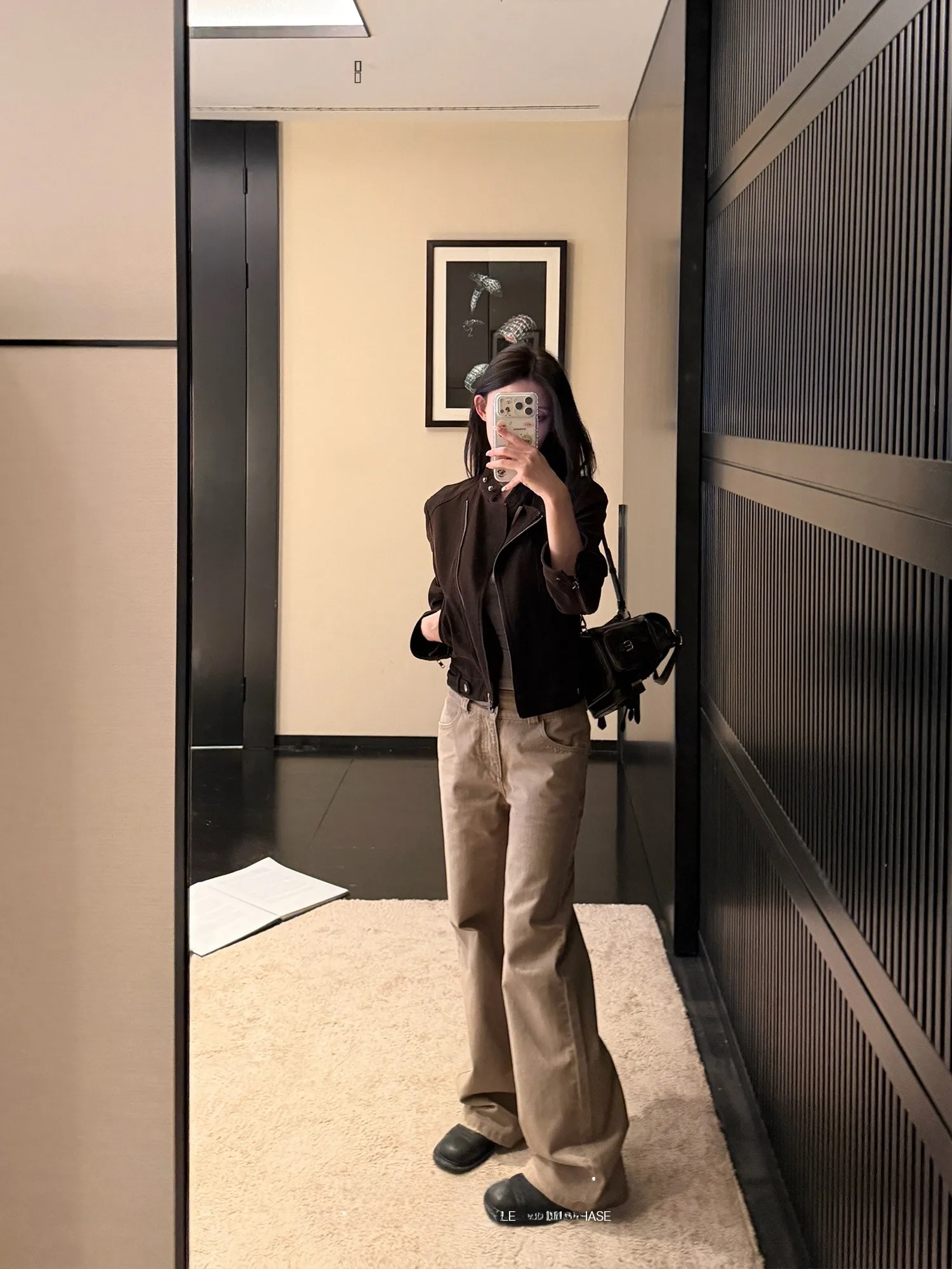 ウォッシュドPUレザーバイカージャケット レディース スリムフィット ジッパーフロント ヴィンテージ風 クール 冬用アウター シンプルスタイル 長袖コート