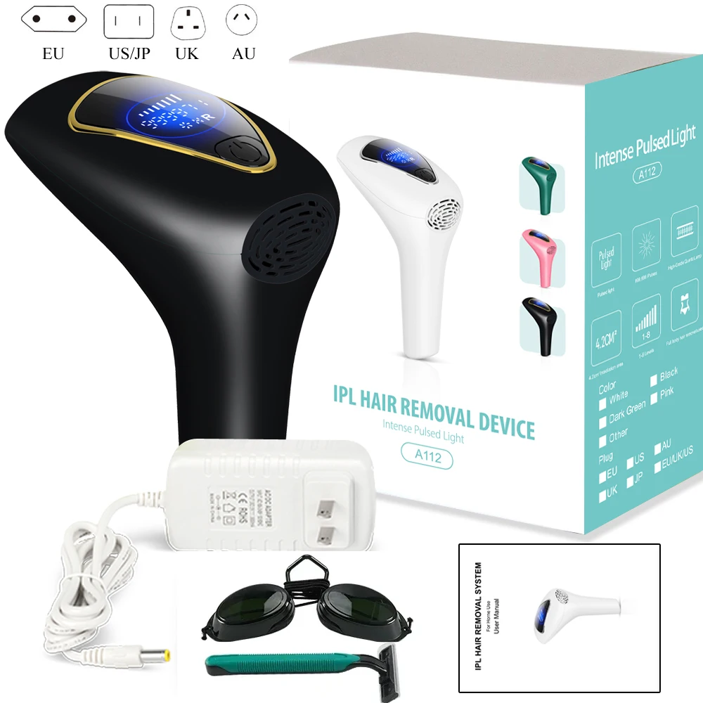 Lobemoky-Épilateur laser professionnel en continu pour femme, bikini facial, zone de distribution pulsée, photoépilateur portable