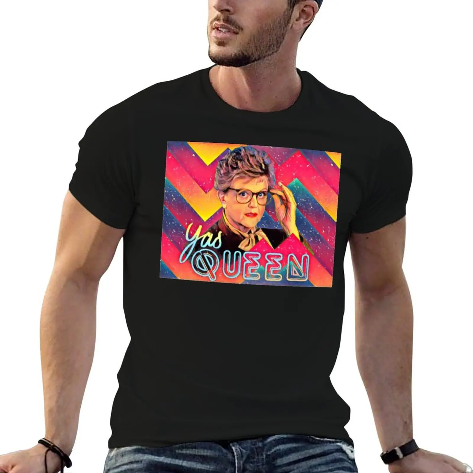 Yas to the Queen Jessica Fletcher T-Shirt t shirt for man t shirts with prints essential t shirt T-shirt