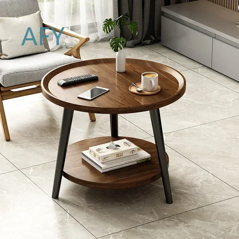 Nordic Style Coffee Table for Living Room Modern Simple Design Corner Disc Tray Center Table Home Furniture Minimalist Oval