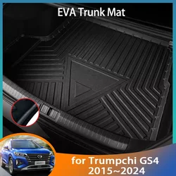 EVA for Trumpchi GS4 Plus EV 2024~2015 2020 2022 2023 GAC II Accessories Trunk Mat Floor Tray Waterproof Liner Cargo Boot Carpet