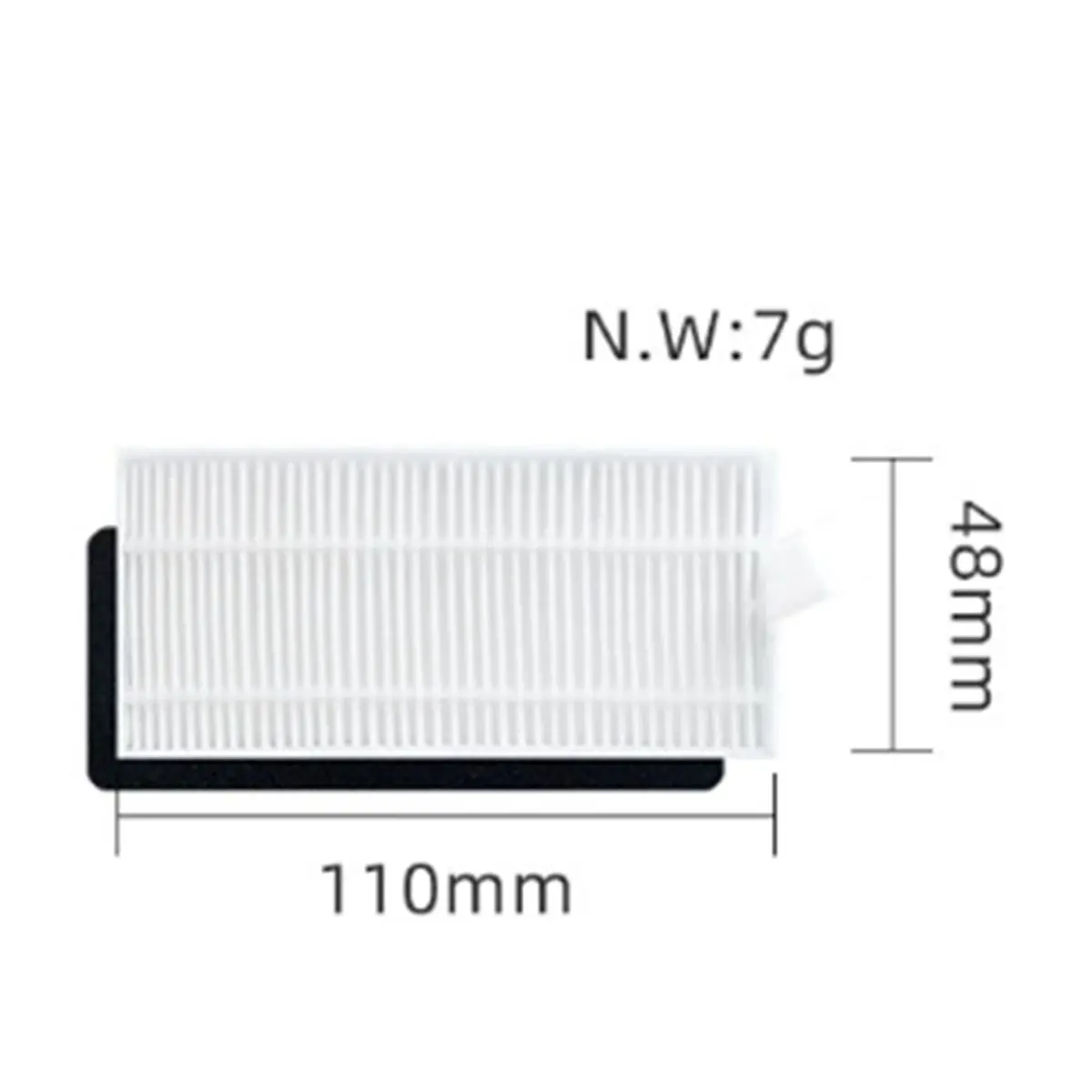 14 Pcs for Homerun 7000 Series XU7100/01 XU7100/02 Vacuum Main Side Brush Mop Filter