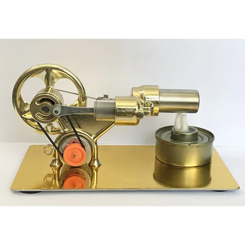 1 Set Hot Air All Metal Stirling Engine Motor Power Generator Air Stirling Engine Electricity Generator