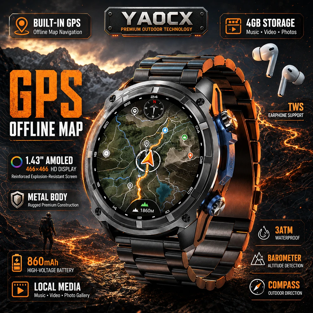 Outdoor Adventure World - 2026 Neue Adventure GPS Smartwatch für