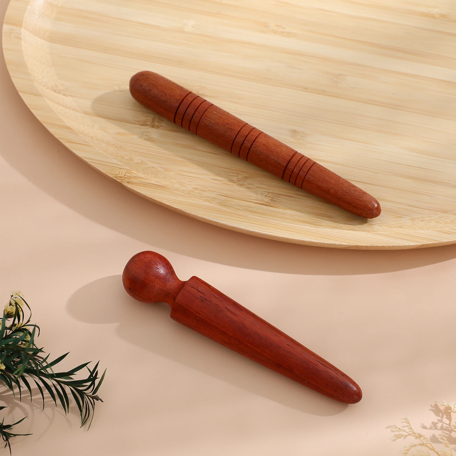 

3Pcs Wood Massage Sticks Traditional Manual Massage Tool for Relaxation Muscle Relief Foot Therapy Roller Reflexology Tools