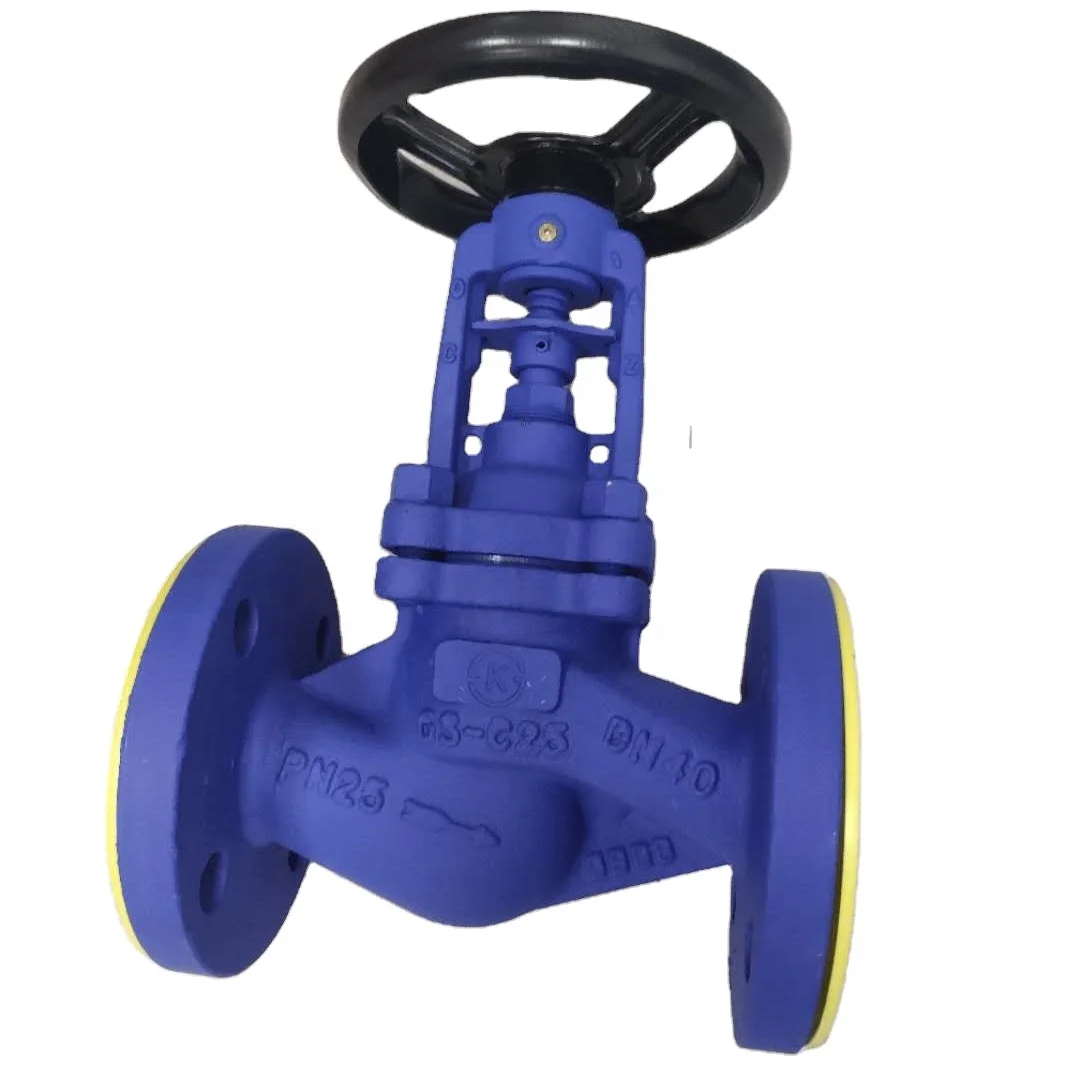 PN16 PN25 PN40 Air Steam cast steel cast iron Bellows Seal  Globe Valve