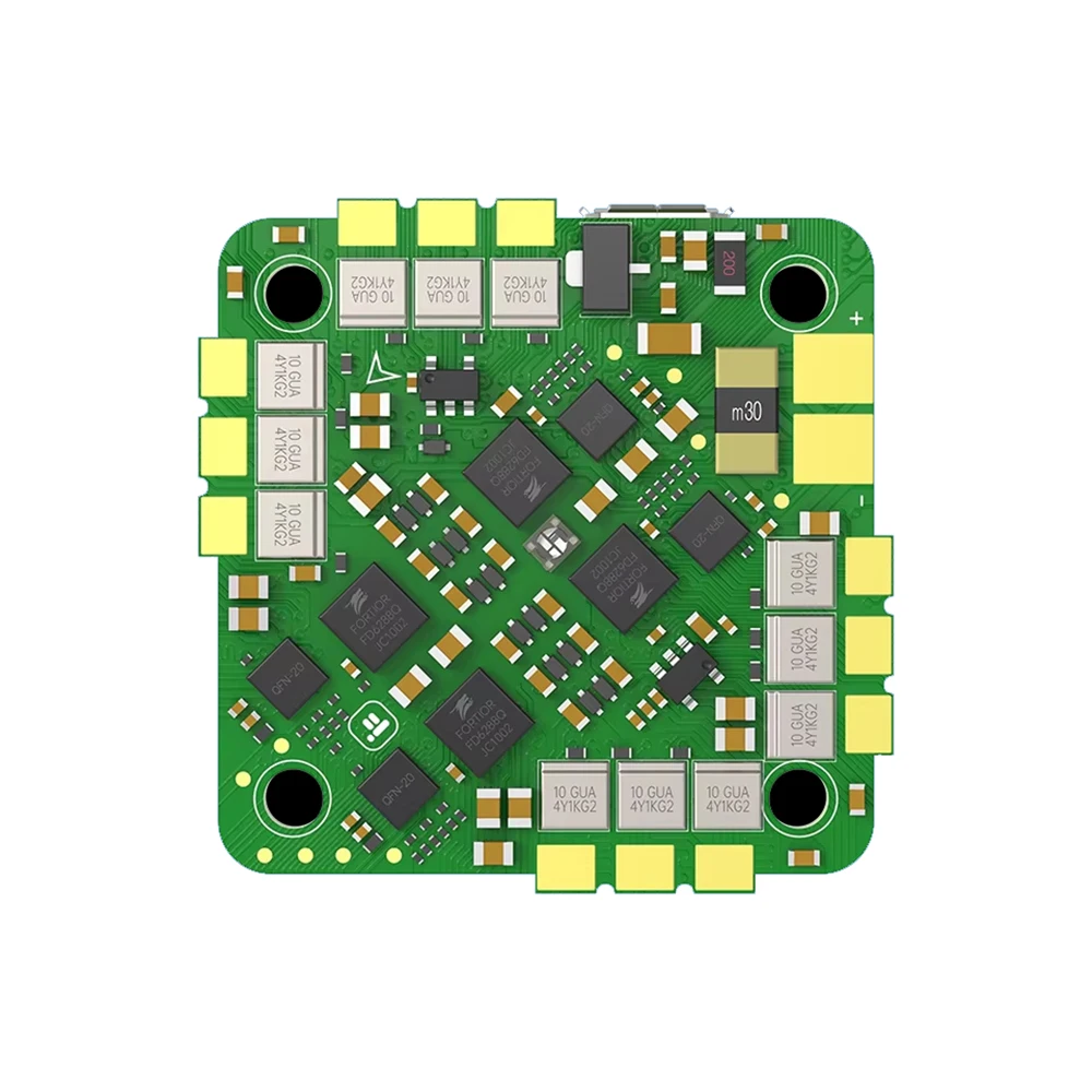 IFlight-Carte Contrôleur de Vol/ESC pour Drone FPV, BLITZ Whoop F7 2-6S 55A AIO V1.1 DJI O3 avec Modèle de Montage 25.5x25.5mm