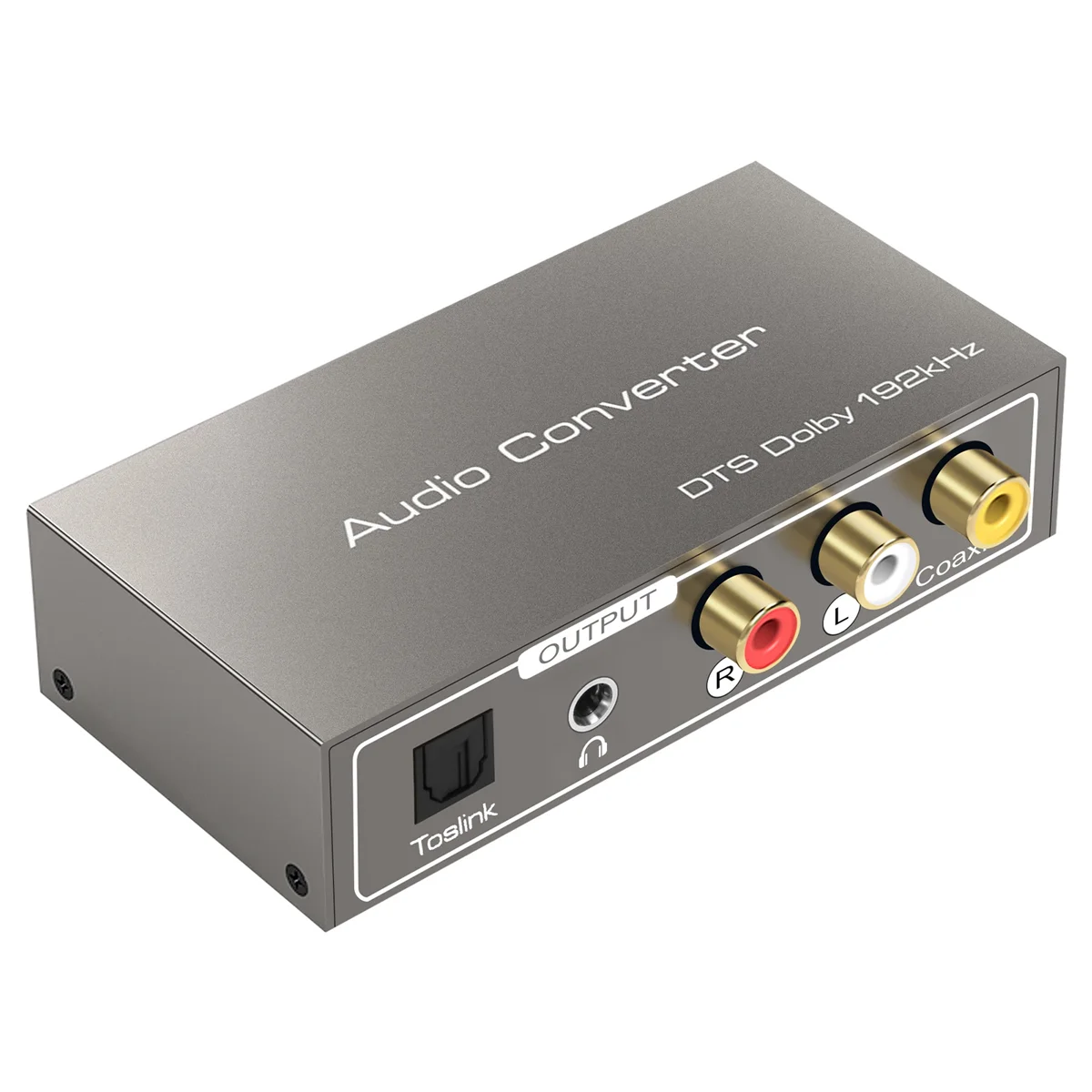 192Khz DAC Audio Converter Toslink Optical Coaxial HDMI-Compatible ARC to Coaxial Toslink L/R 3.5mm Jack Adapter