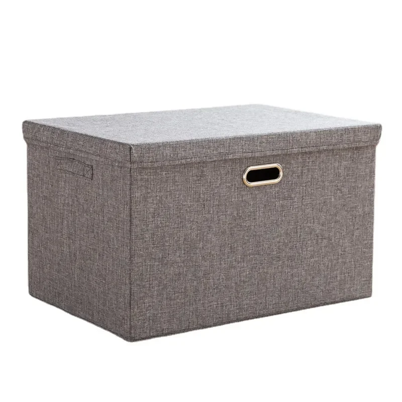 Cube Non-Woven Folding Storage Box For Toys Clothes Storage Bins With Lid Home Closet Office Nursery Washable Storage Box