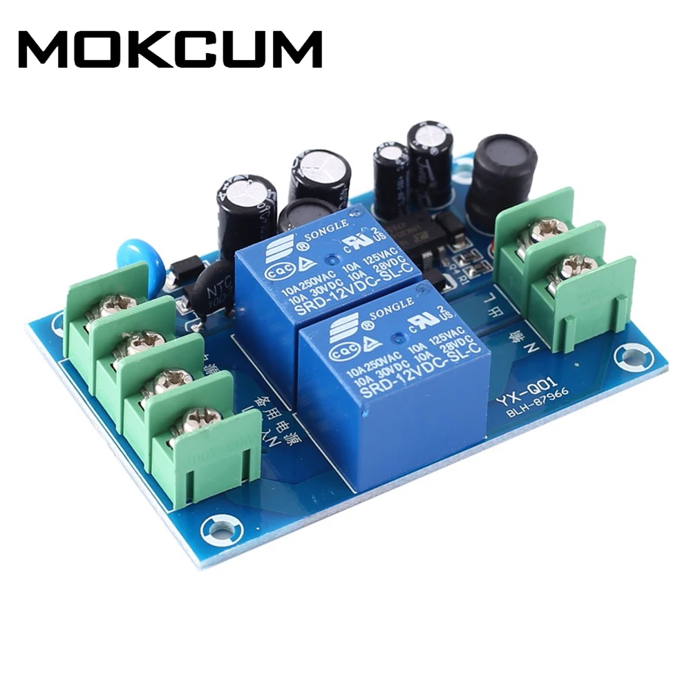 UPS Power Off Protection Module Dual AC Power Supply Auto Switching  Emergency Cut-off Battery Control Board AC 85 to 240V