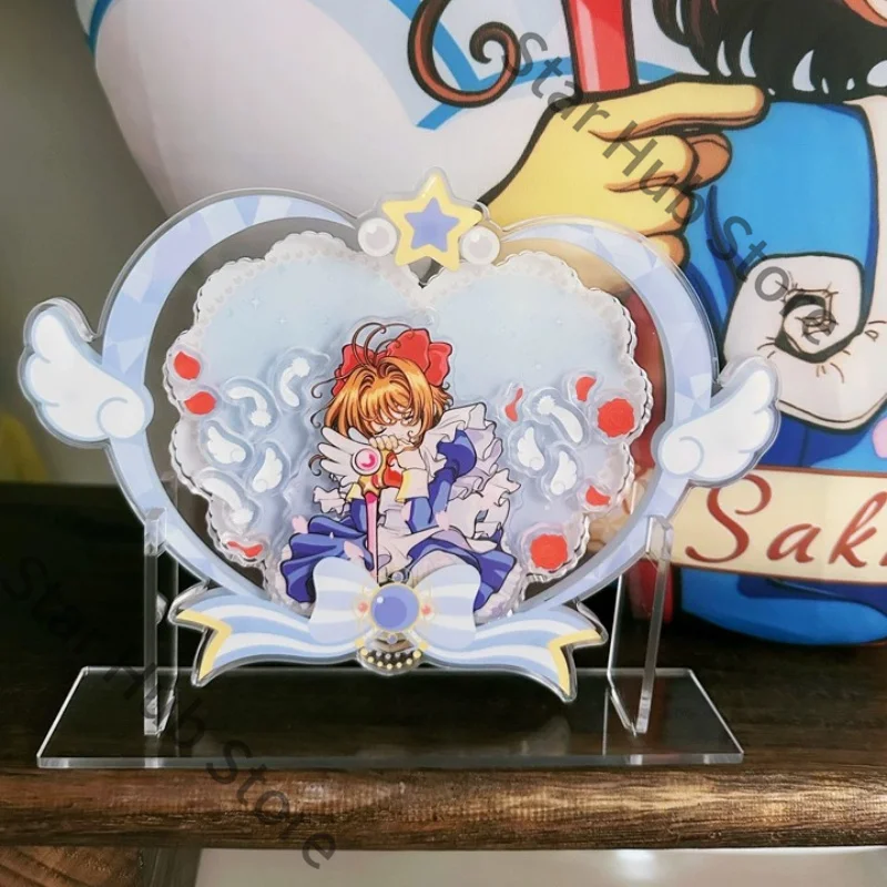 Акриловая фигурка-стенд Сакура Киномото из аниме Cardcaptor Sakura, настольное украшение, подарок для фанатов мультфильмов