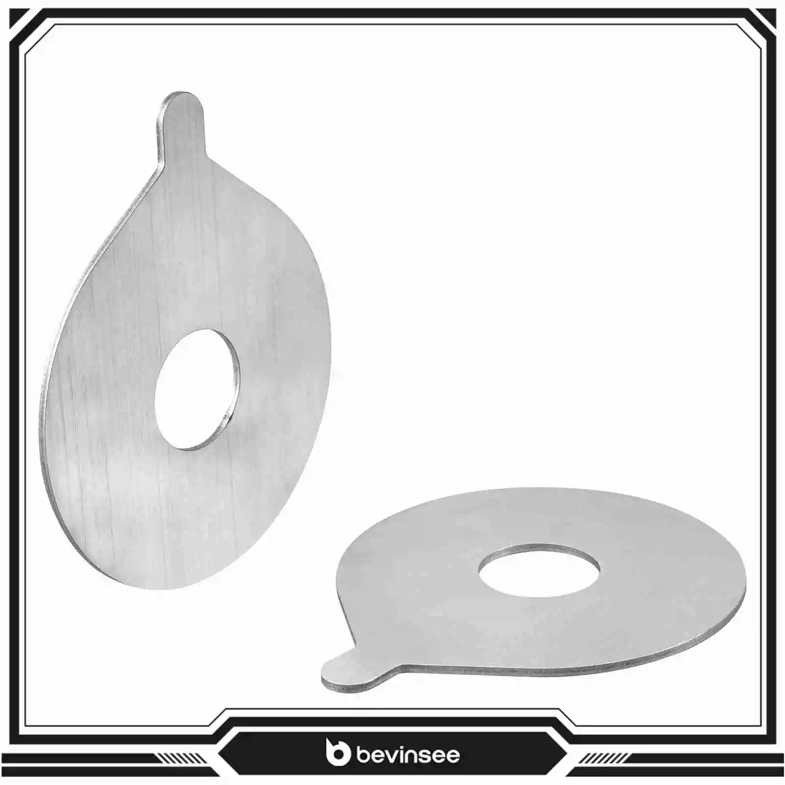 

BEVINSEE Steel Rear Spring Perch Coilover Reinforcement Plates for BMW E46/E46 M3 1999-2006 Z4 E85 2003-2008