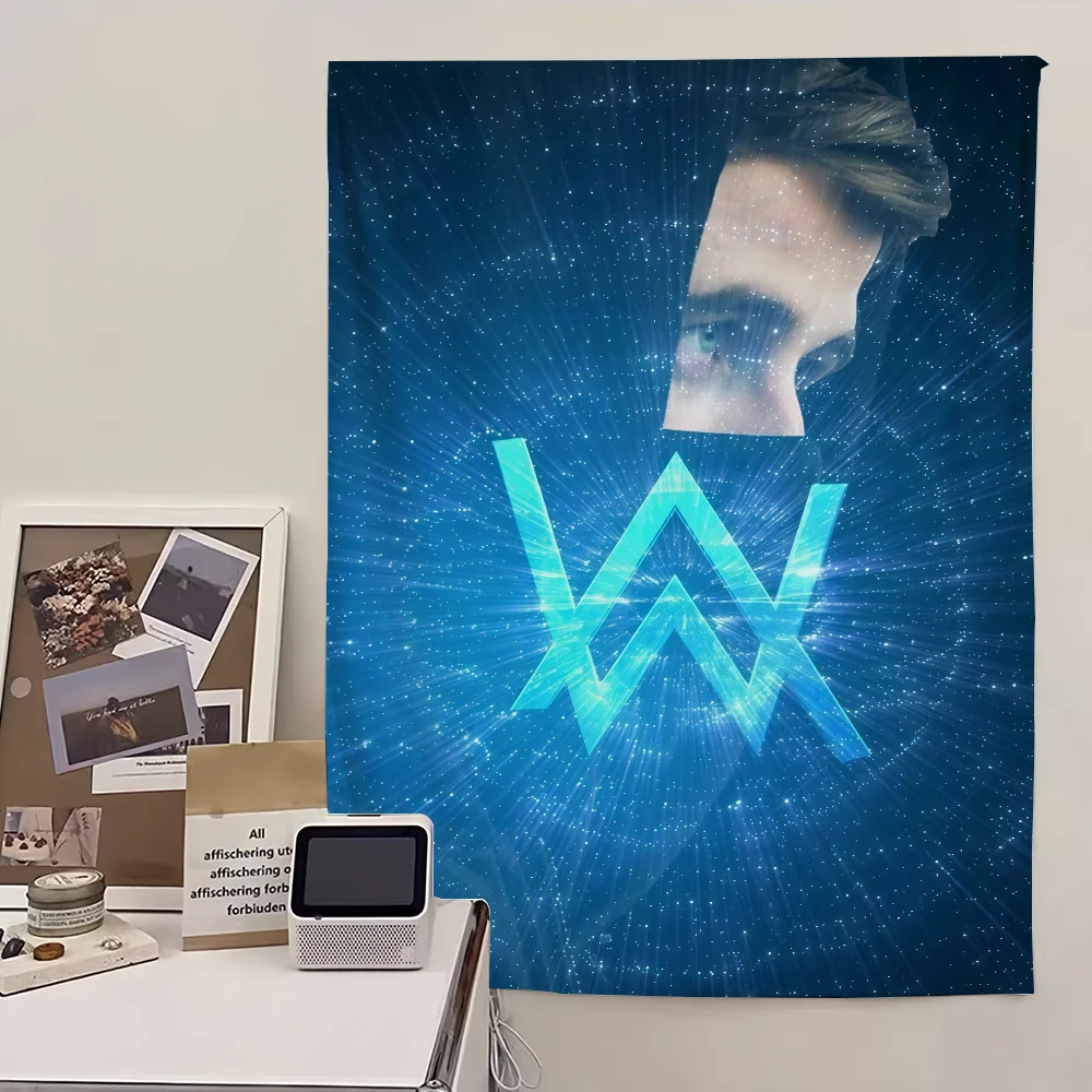 DJ A-Alan W-Walker علم لغرفة المعيشة المنزل النوم ديكور الفن المنزل حفلة نزهة ديكور راية