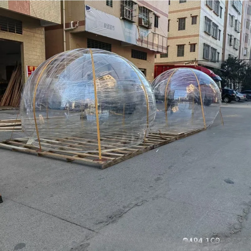 Multi-specification acrylic hemisphere large transparent ball cover