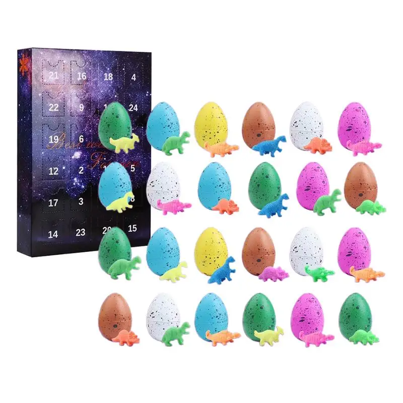 Halloween Dinosaur Toys Advent Calendar 24 Days Dinosaur Eggs Christmas Countdown Calendars Kids Birthday Holiday Party Favors