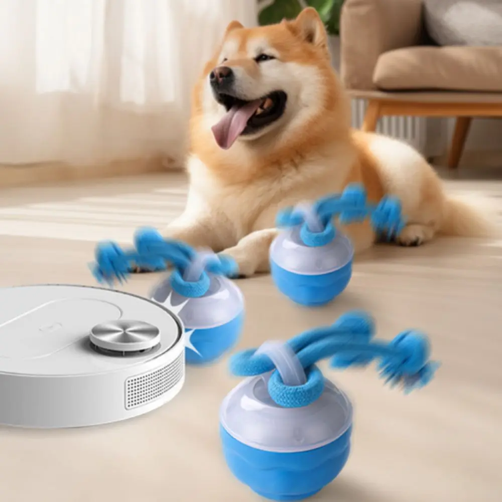 

Bite Resistant Electric Dog Toy Ball Automatic Bouncing LED Lighting Electric Jumping Ball Toy Dog Interactive Ball Pet Toy