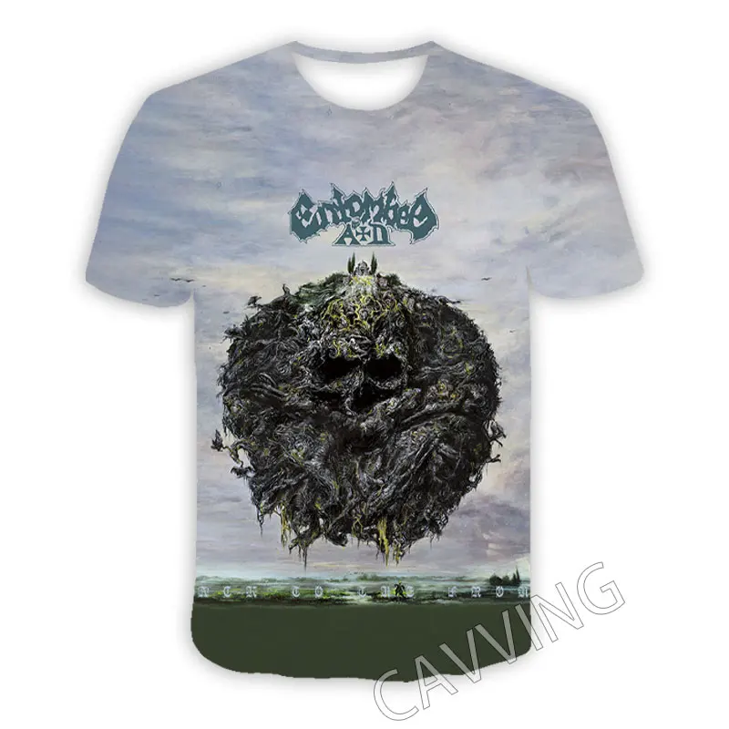 CAVVING 3D Printed  Entombed  Rock  Casual T-shirts  Hip Hop T Shirts Harajuku Styles Tops Clothing for Men/women