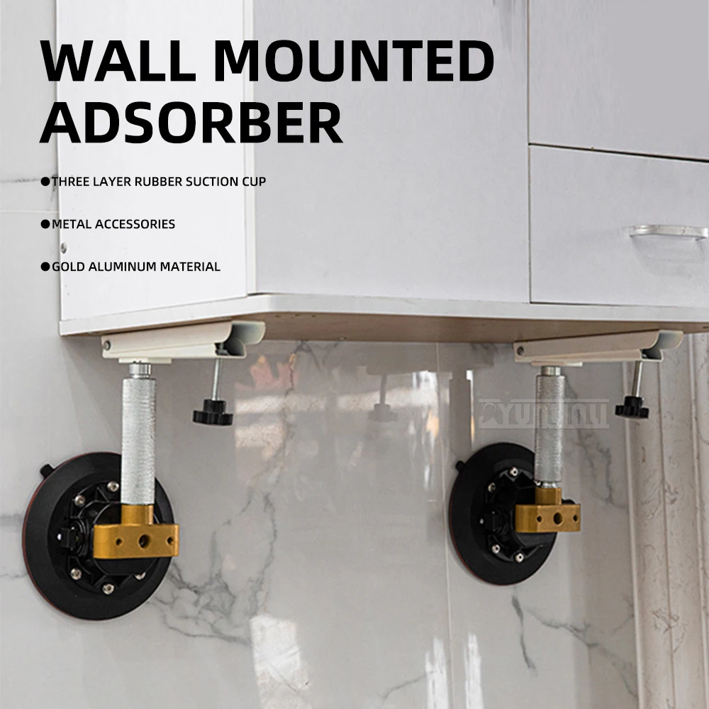 Hanging Support Jack for Wall Cabinets & Bathroom Vanities Installation Air Pump Vacuum Suction Telescopic Support Rod 2 pcs