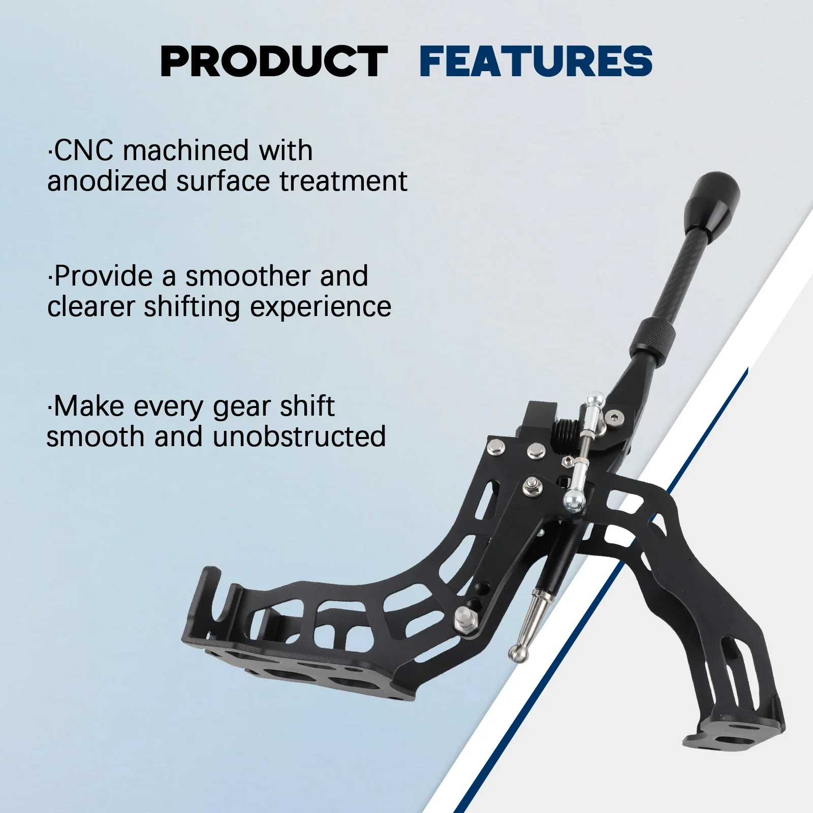 لميتسوبيشي 5 سرعات قصيرة شيفتر البليت الألومنيوم سباق التحول لانسر EVO 4 / 5 / 6 / 7 / 8 دليل والعتاد التحول التحول السريع #5