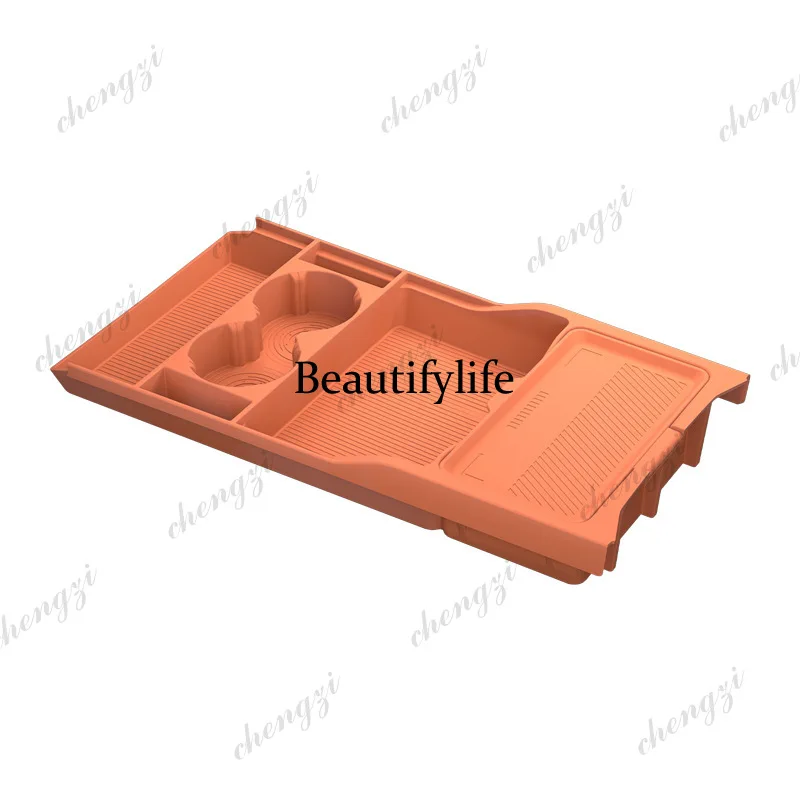 Applicable to silicone central control storage box partition storage privacy storage interior modification accessories - view 5