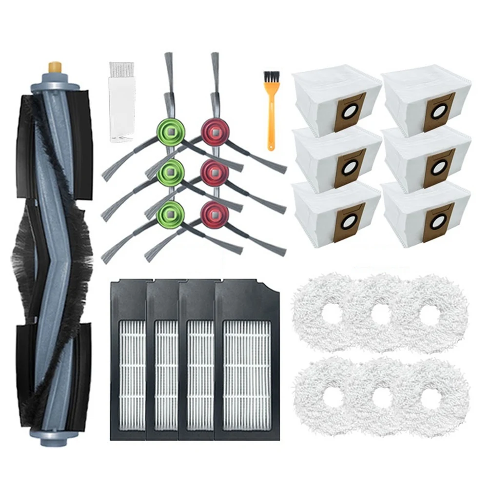 

X10A Accessories Kit For Ecovacs Deebot X1 Omni Turbo Vacuum Cleaner Main Brush HEPA Filter Mop Cleaning Cloth Dust Bag Parts