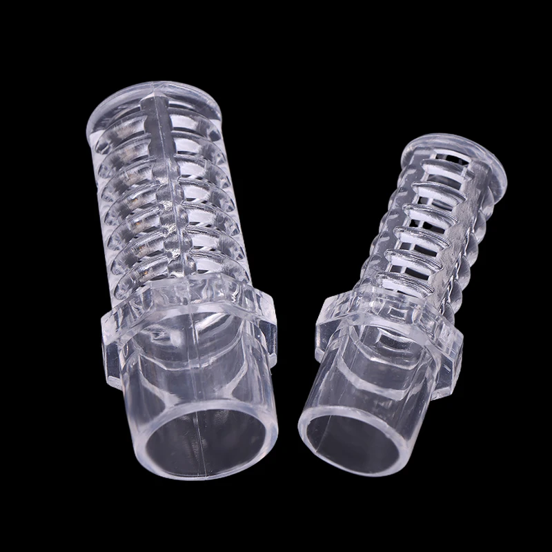 Hot Sale 1Pc Transparent Acrylic Perviou Flower Basket Mesh Cover 20/25mm Aquarium Fish Tank Water Inlet Fence Water Pump Filte