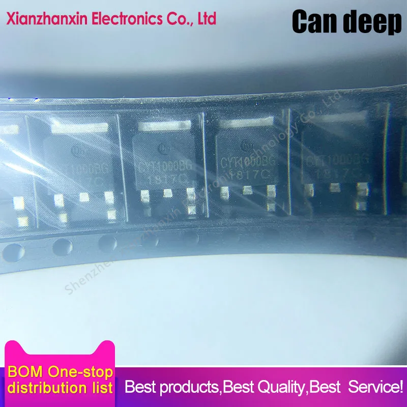 50PCS/LOT CYT1000BG CYT1000 TO-252-2L  LED single period of high voltage linear constant current driver chip