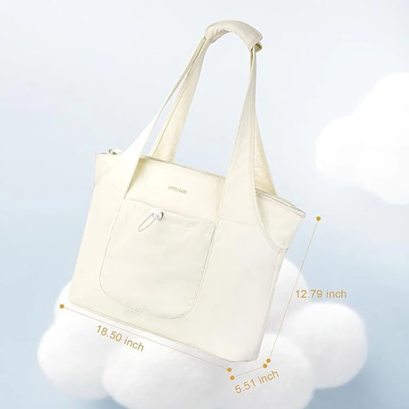 15 15,6 16 17 17,3 Zoll PU-Leder-Einkaufstasche für MacBook Air Pro M1 M2 M4 M2 Dell Mac Lenovo Notebook Damen Schulter-Laptoptasche