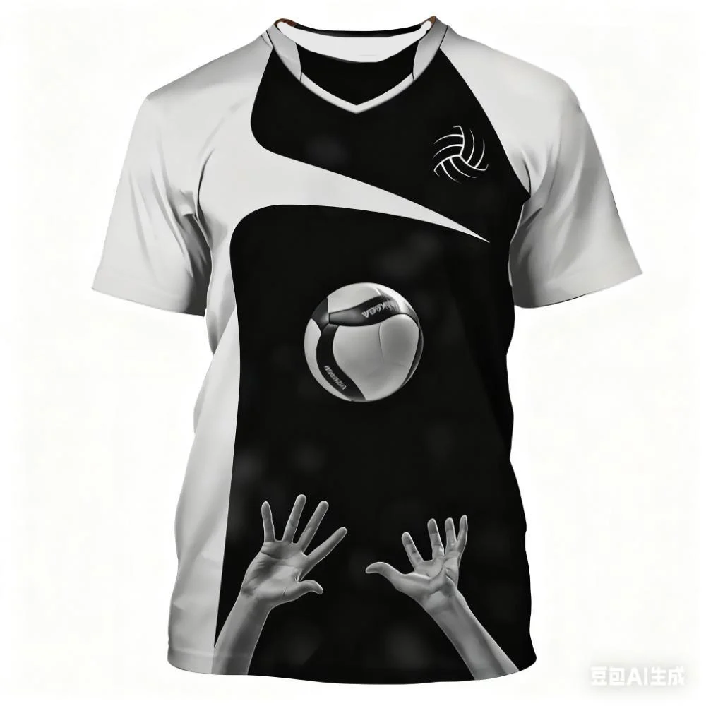 

Волейбольный трикотаж, футболка с короткими рукавами с 3D принтом, быстросохнущая дышащая волейбольная спортивная одежда, трикотаж для любителей волейбола g