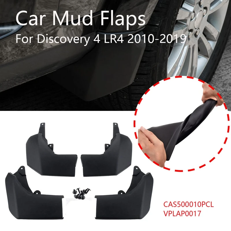 Car Front Rear Wheel Fenders Mudflap Splash Guards Mudguards For Land Rover Discovery 4 LR4 2010-2019