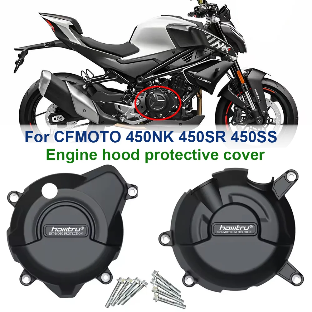 

For CF MOTO NK450 450NK 450 nk 2023 2024 2025 Motorcycle Engine Cover Sets Bonnet Protector Engine Cover 450SR 450SS 2022-2023