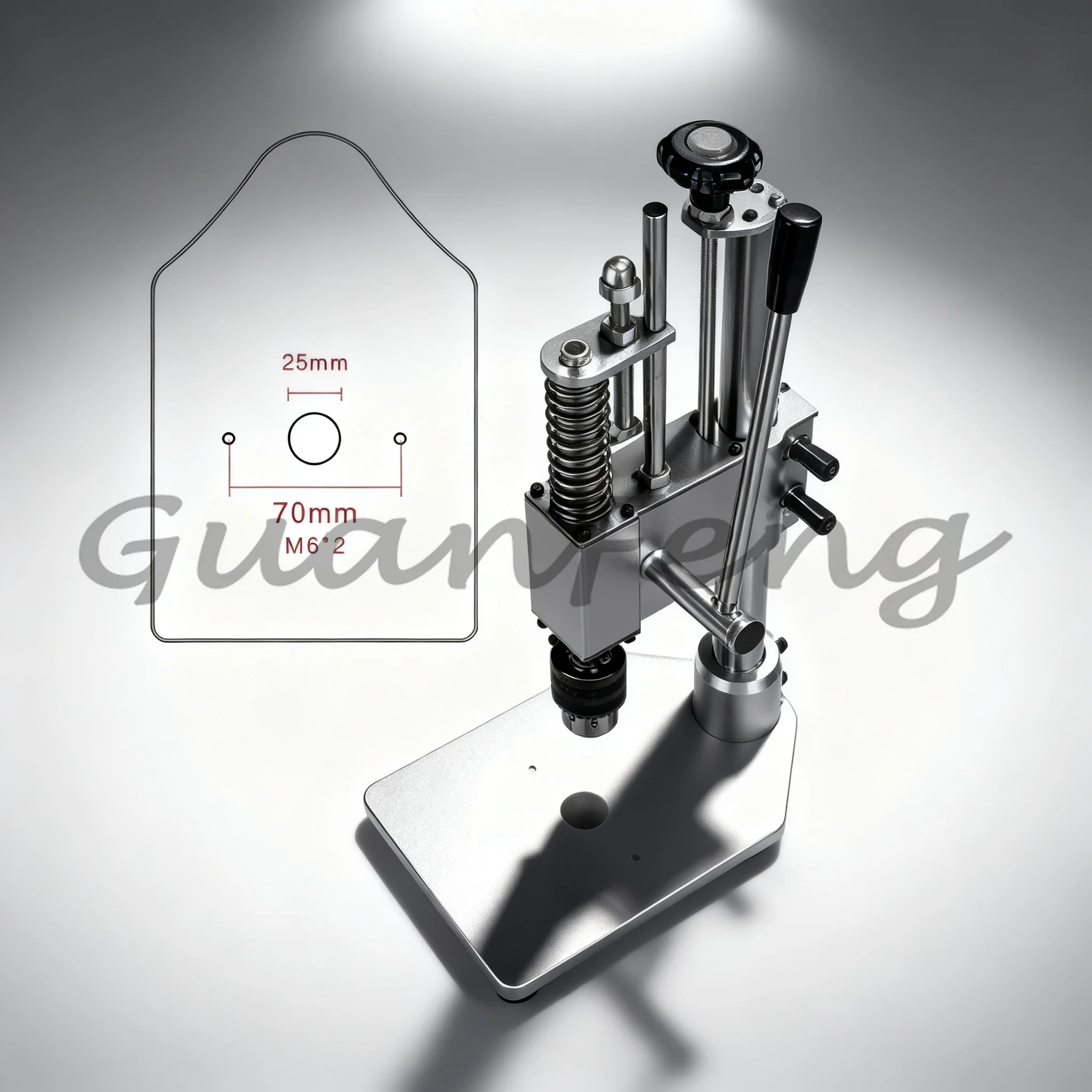Spray Nozzle Sealing Capping Machine, Manual Perfume Bottle Crimping Capper for Cosmetic Bottles