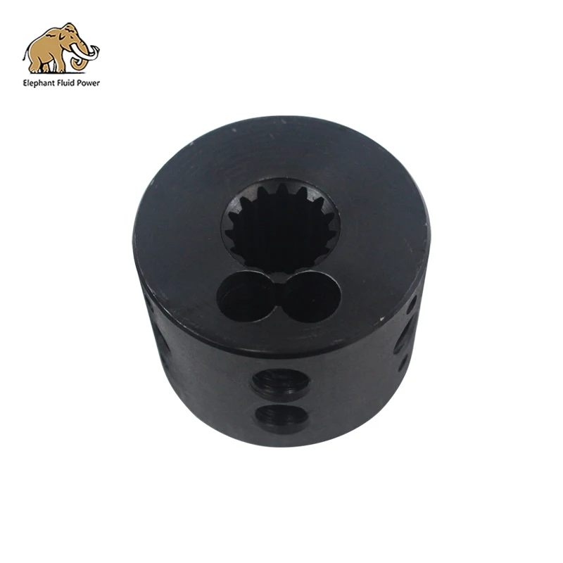 Excavator hydraulic pump parts Flexible Rubber Coupling Spline 38# 12 cm 3 holes 15T 70*27*22.5*50