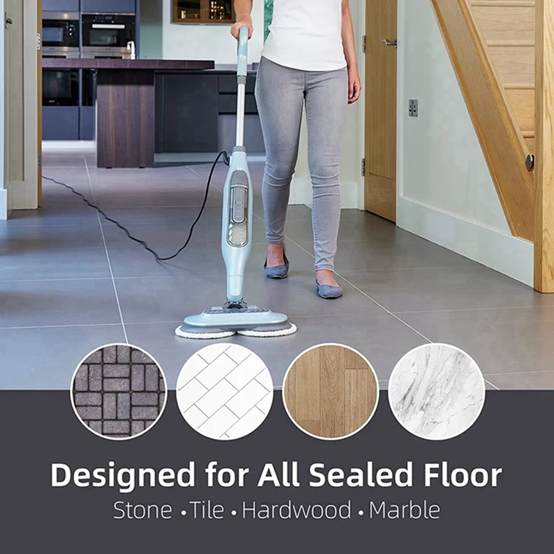 サメ、スチーム、スクラブ用のオールインワンスクラビングモップパッド、モデルxkitp7000、s7000amz、s7001、s7001tgt、6個の交換