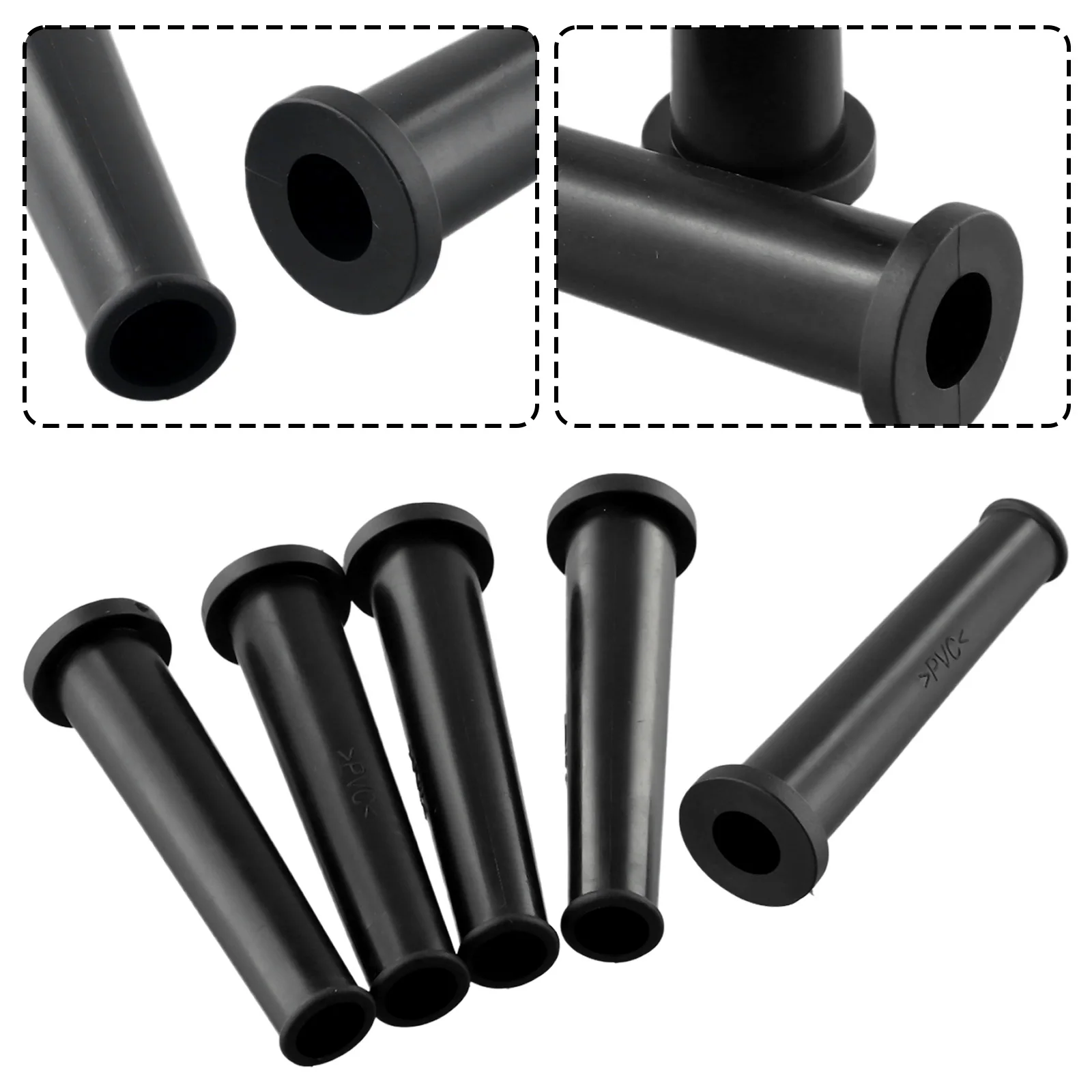 Brand New Wire Boot For Power Tool 5pcs Anti Bending Black For Angle Grinder Rubber Accessory For Aviation  Brand