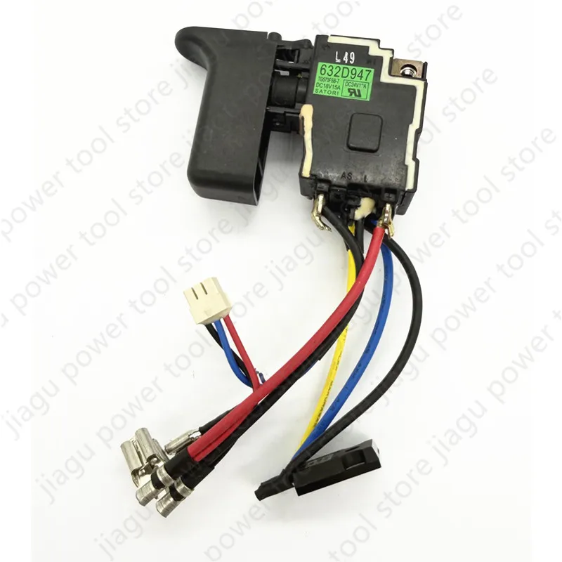 

Switch trigger 632D947 632D94-7 For Makita HR164D DHR165 HR165D DHR165RME DHR165Z DHR164 cordless impact hammer spare parts