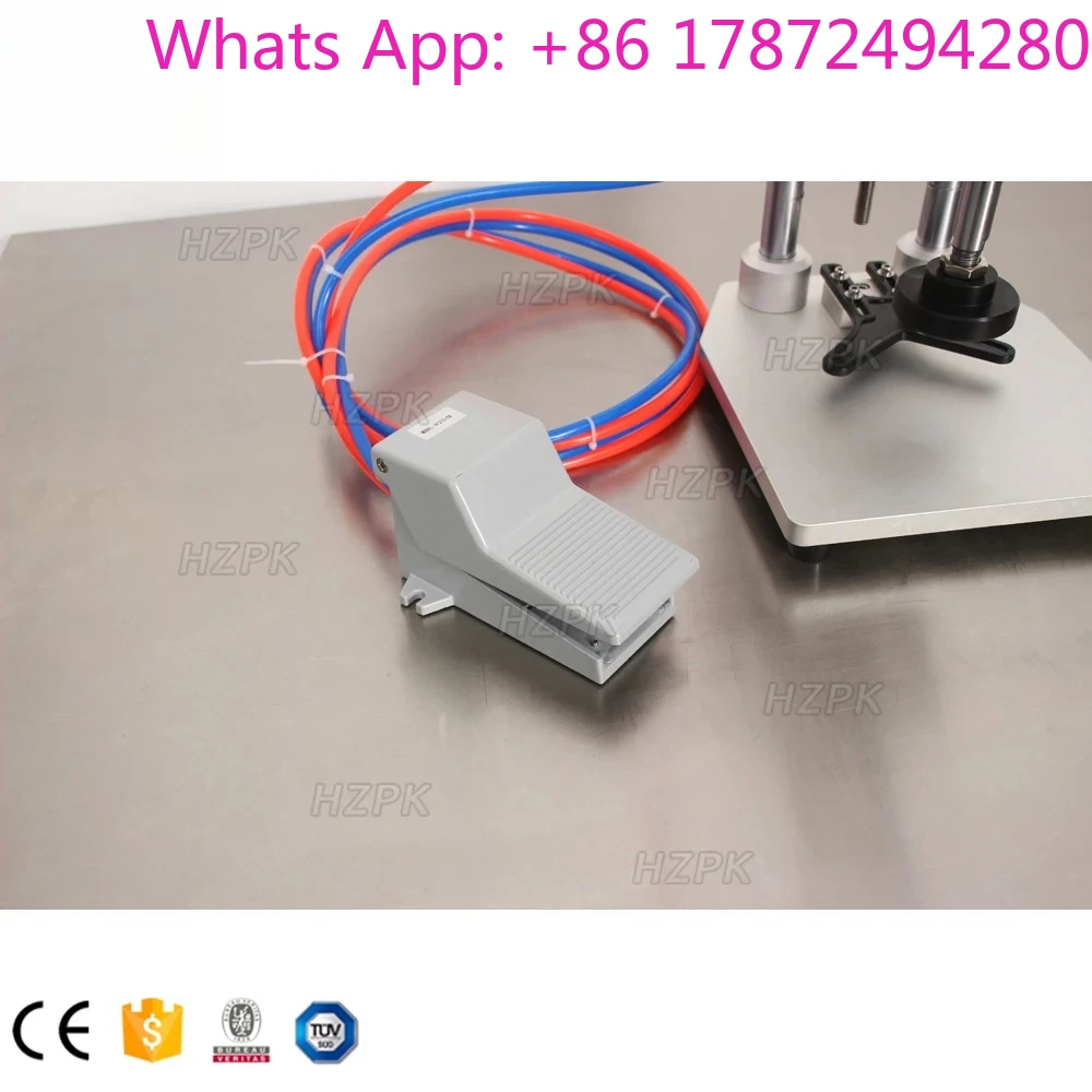 Pneumatic Semi-Automatic T Cork Press Capper Glass Bottle Sealing Closing Machine