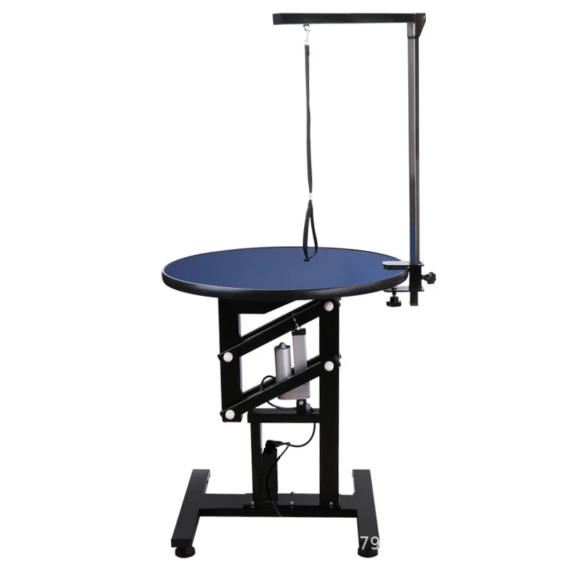 Pet hydraulic lifting beauty table cat and dog folding portable trimming and shearing modeling  free rotating