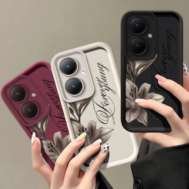 Painting Flower Phone Case For Xiaomi Poco X8 Pro Max X7 X5 X3 Pro X4 NFC F7 Ultra F5 Pro F4 F3 GT X6 Soft Silicone Matte Cover