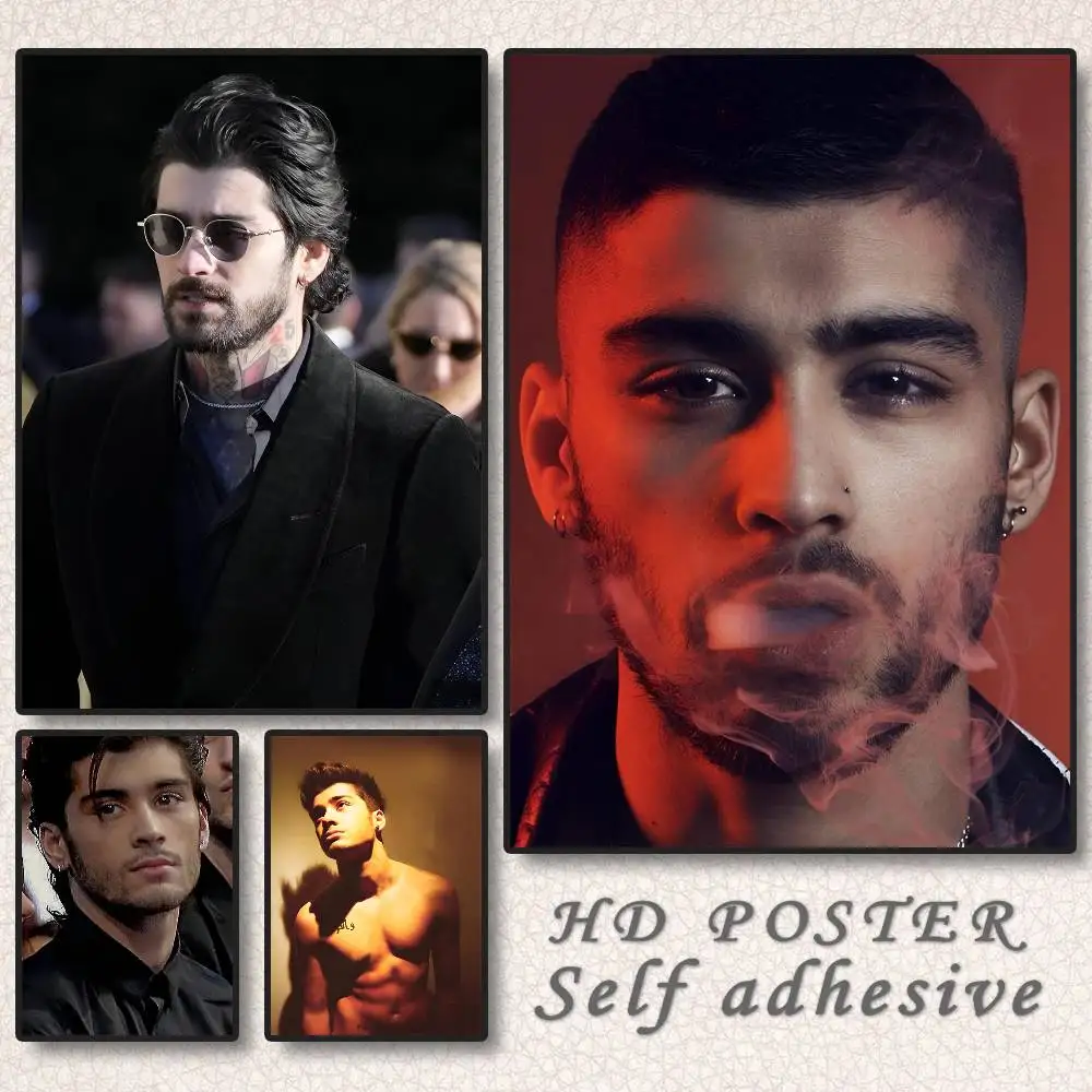 Знаменитый певец, крутой постер Зейн, холст, картина, постер с принтами, украшение для дома, спальни, гостиной, подарок