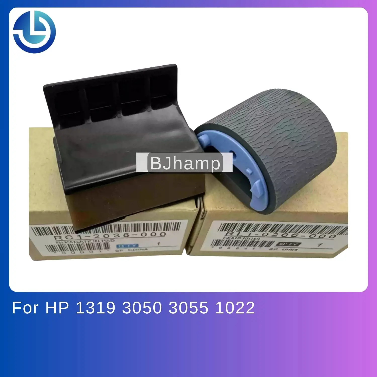New Pickup Roller Separation Pad Kit for HP 1319 3050 3055 1022 Printer Paper Feed Parts