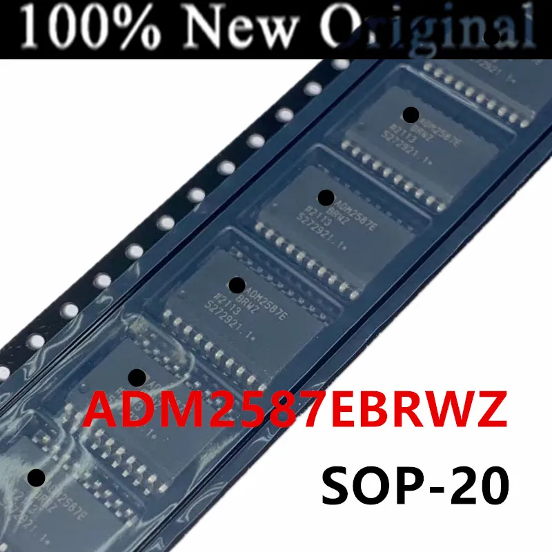 5PCS/Lot   ADM2587EBRWZ-REEL7   ADM2587E 、ADM2487EBRWZ-REEL7   ADM2487E  New RS-485 transceiver chip  ADM2587、ADM2487