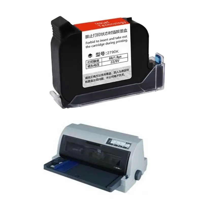 652F Handheld Solvent Cartridge 2790K 600DPI 12.7mm for Thermal Printer Fast Dry