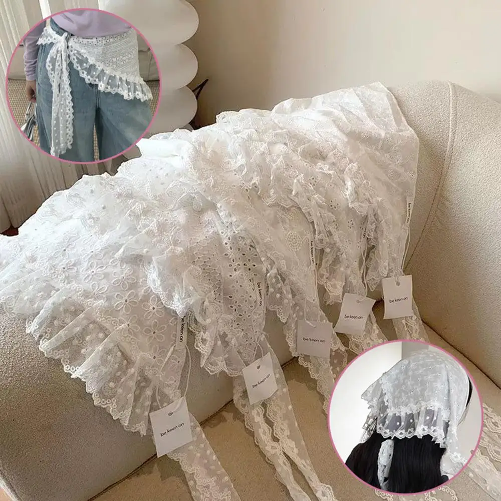 Рисунок 4 - Новый полый кружевной шарф в стиле ретро