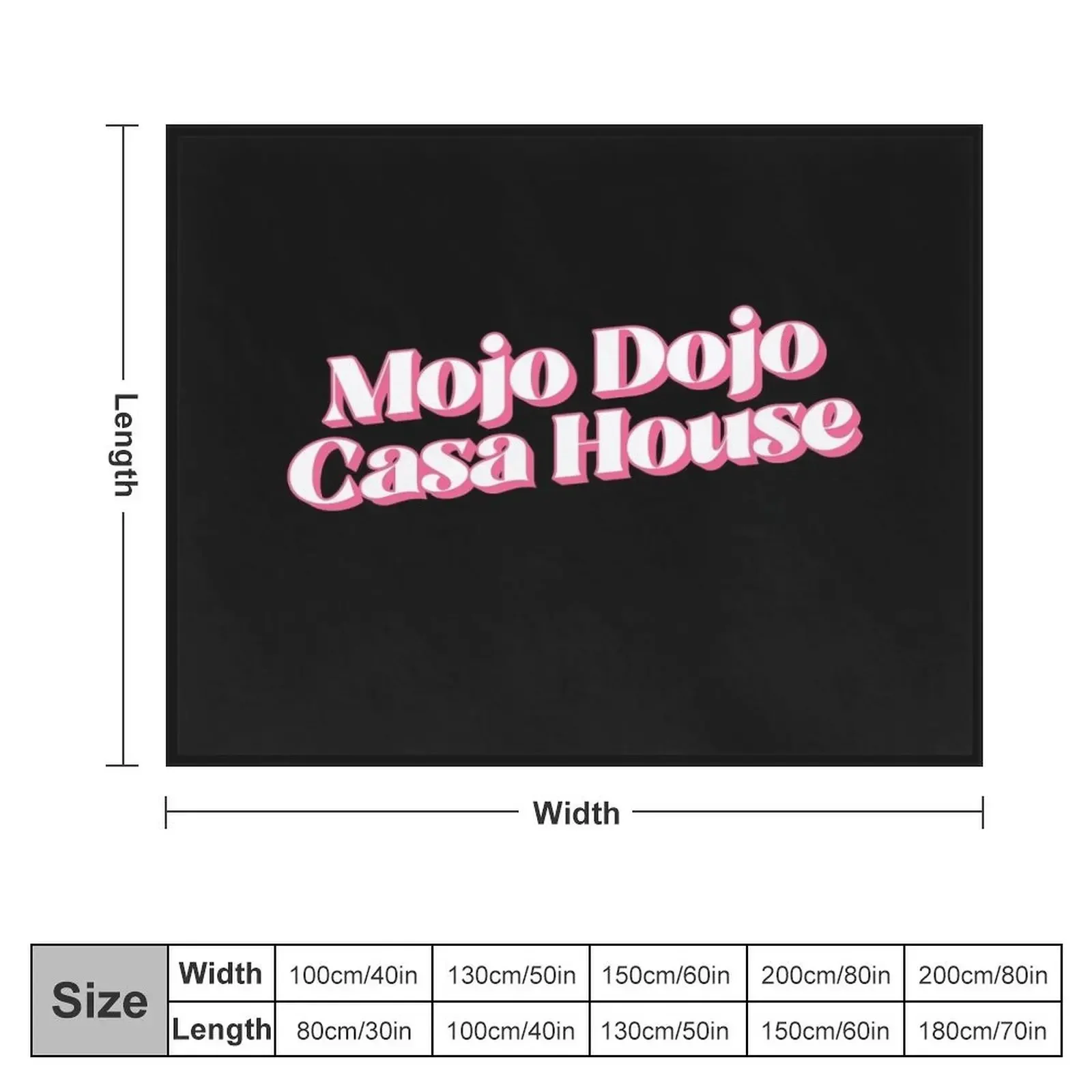 Mojo Dojo Casa House Throw Blanket funny gift Luxury Thicken For Baby Shaggy Blankets