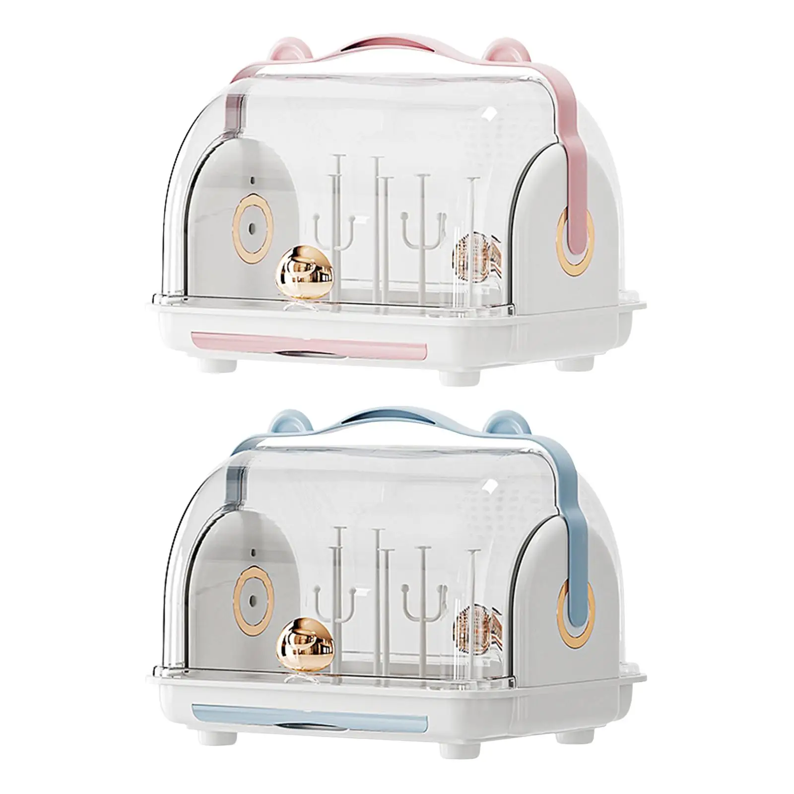 Feeding Bottles Container Portable Nursing Bottle Storage Box for Cabinet