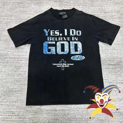 Enfants Riches Deprimes Logo Tee Men Women ERD Believe In God T-shirt Loose Fit Tops Short Sleeve