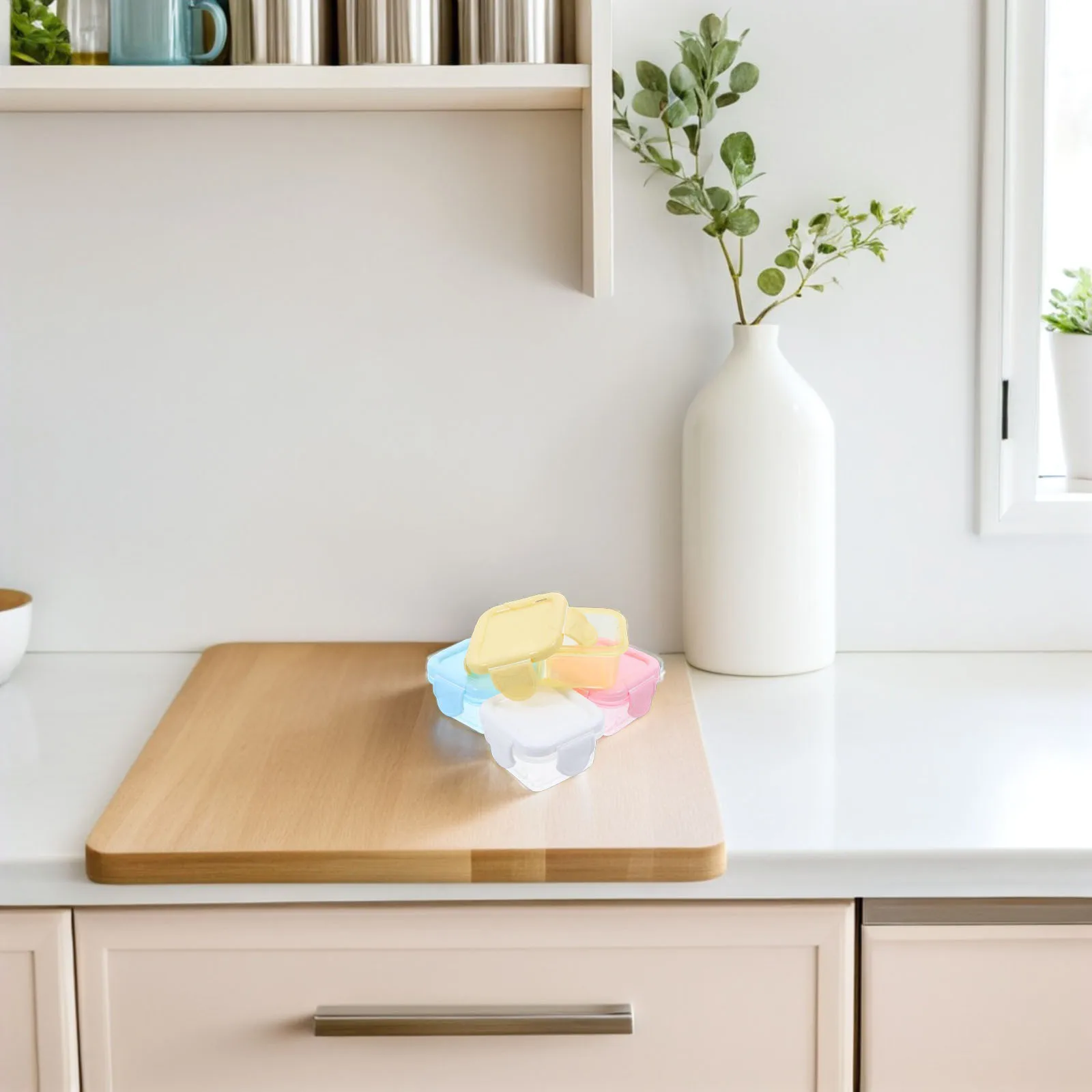 

Набор из 4 пластиковых контейнеров для закусок, 60 мл, компактные многоразовые емкости для хранения еды, для обедов на ходу, портативные контейнеры для приправ, для заморозки