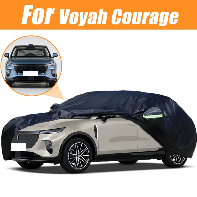 

For Voyah Courage All-Weather Car Covers 6-in-1 Waterproof Dustproof UV Proof Snowproof Scratch Resistant Protection