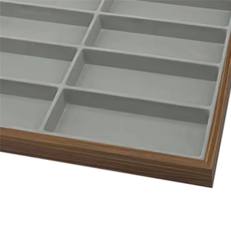 

ABWP-New 12 Grids Walnut Wooden Glasses Storage Rack Sunglasses Display Tray Eyewear Eyeglasses Storage Organizer Boxes